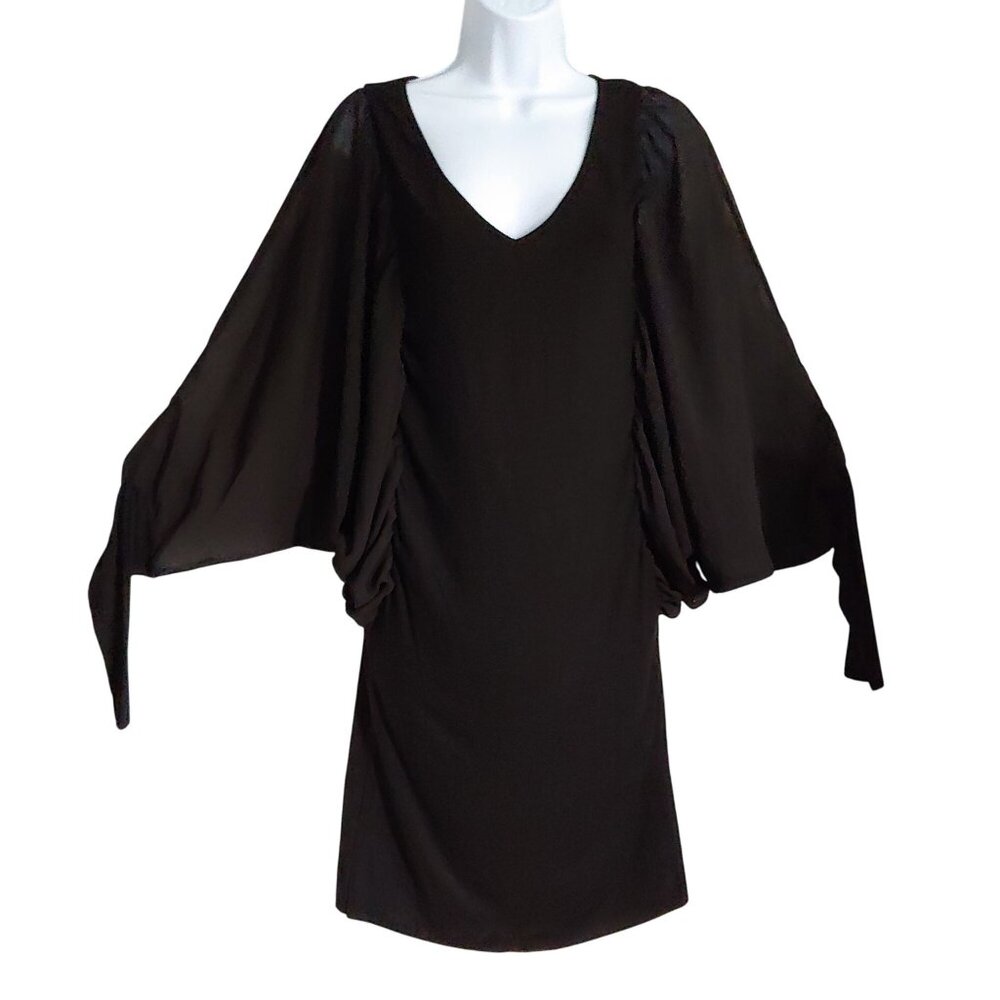 Widow Dolls Kill Fairy Goth Grunge Sheer Rocker Dress Vampy Whimsy S